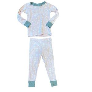 Honest Baby Light Pink Snug Fit Two Piece Pajamas 3T